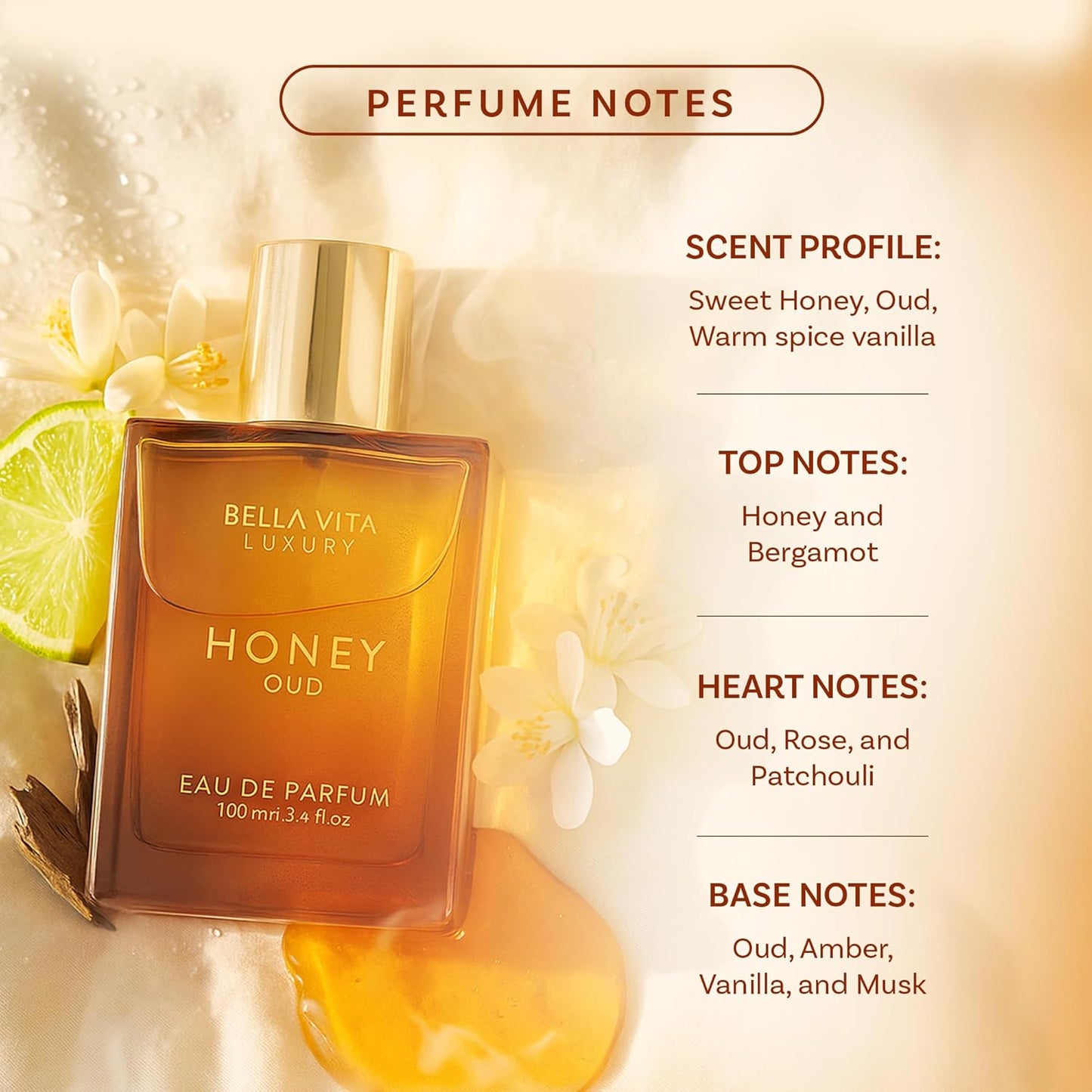 Bella Vita Luxury Honey Oud Eau De Parfum
