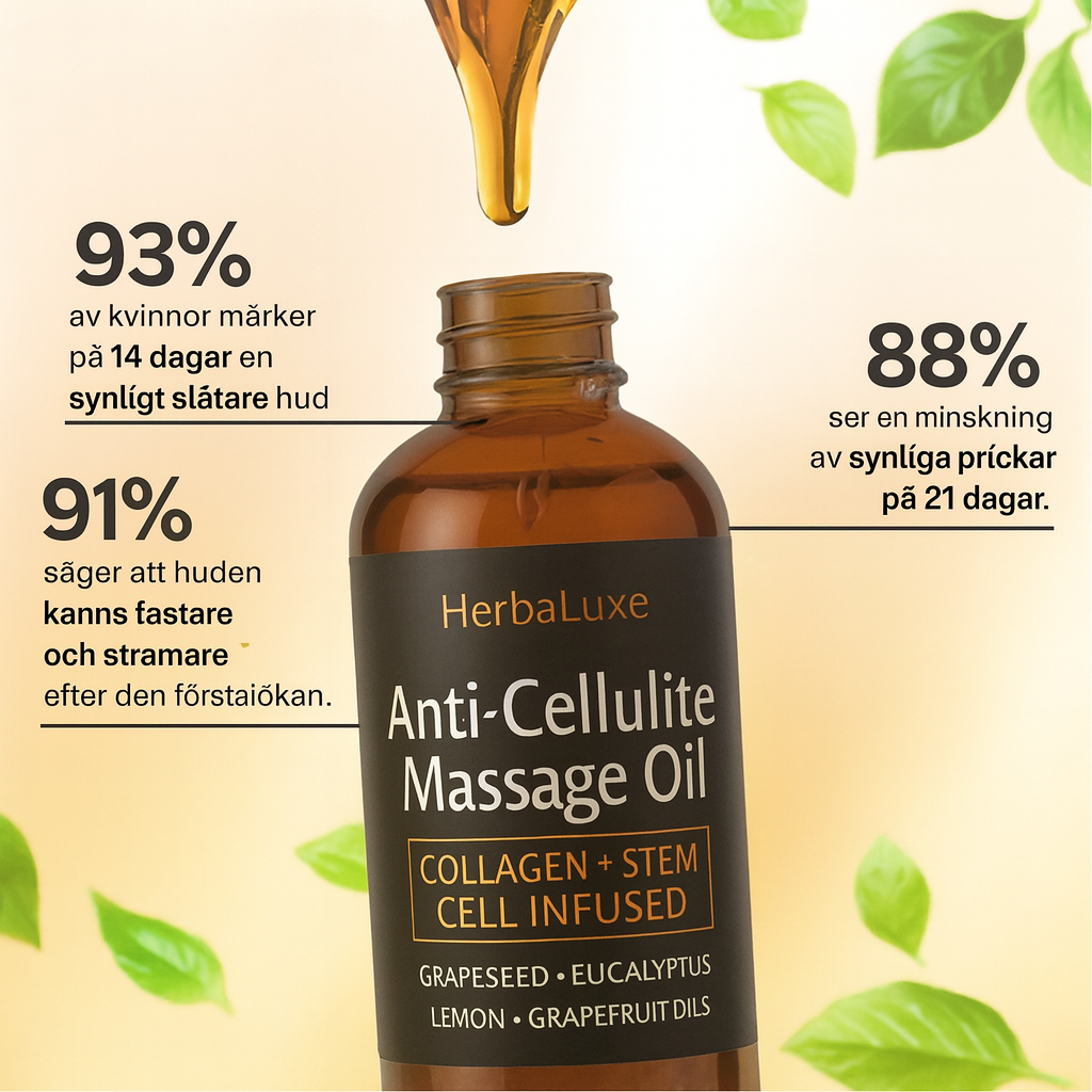 HerbaLuxe Anti-Cellulite Massage Oil