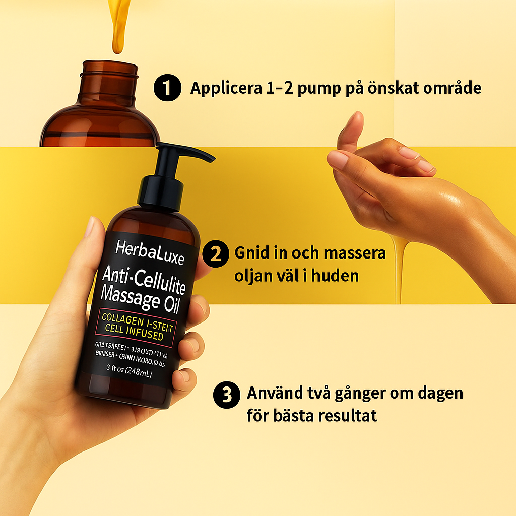 HerbaLuxe Anti-Cellulite Massage Oil
