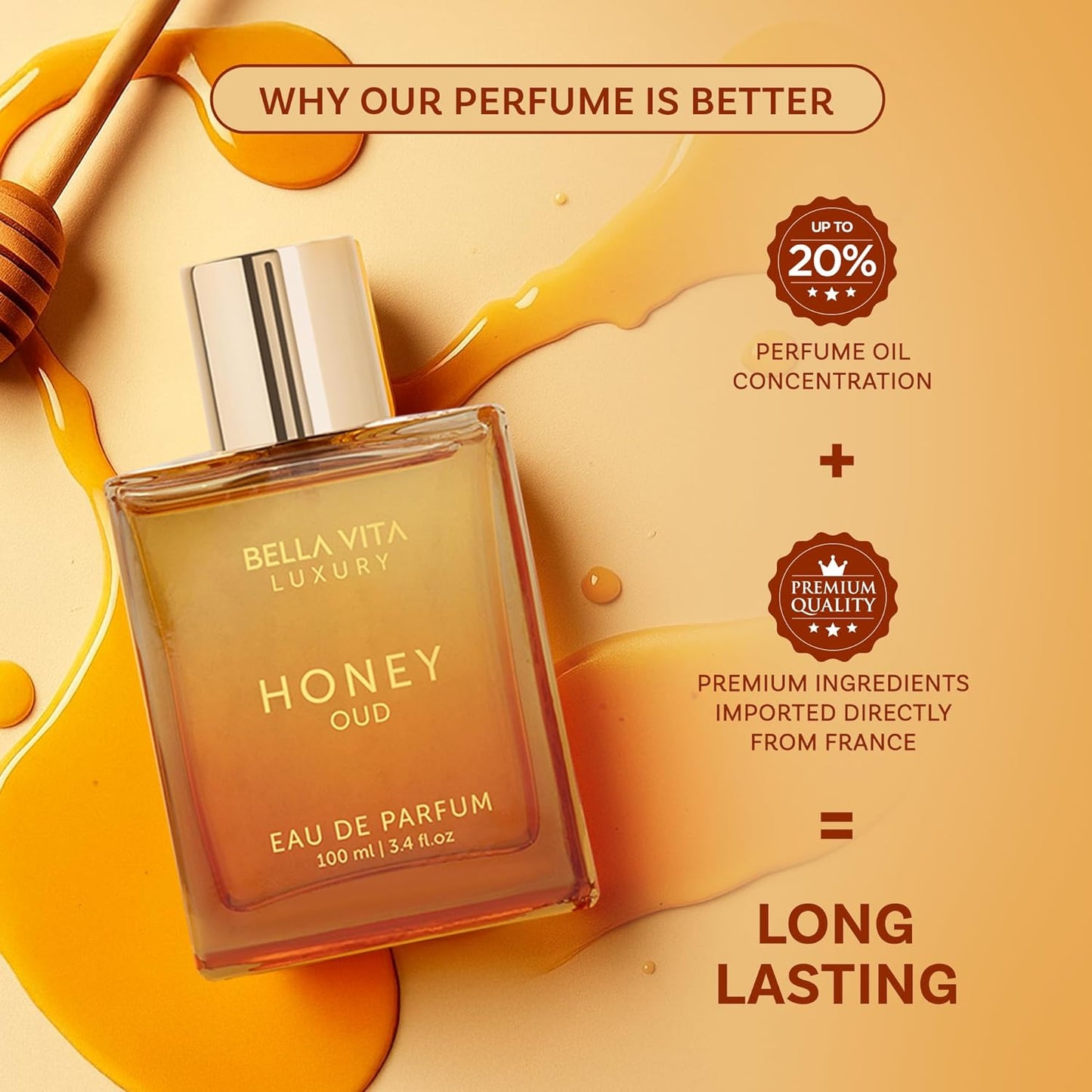 Bella Vita Luxury Honey Oud Eau De Parfum
